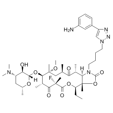 Solithromycin (Synonyms: CEM-101; OP-1068)