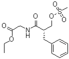 N-[(2S)-2-[[(Methylsulfonyl)oxy]methyl]-1-oxo-3-phenylpropyl]-glycine ethyl ester